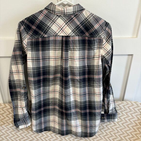 Carhartt Women’s Fairview Plaid Cotton Button Down Shirt - Picture 6 of 6